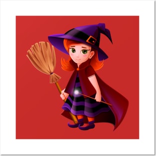 Cute Witch Posters and Art